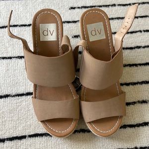 Wedge sandals worn 1x